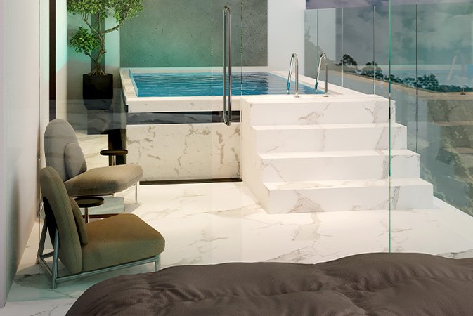 Private Pool at Elitz by Danube